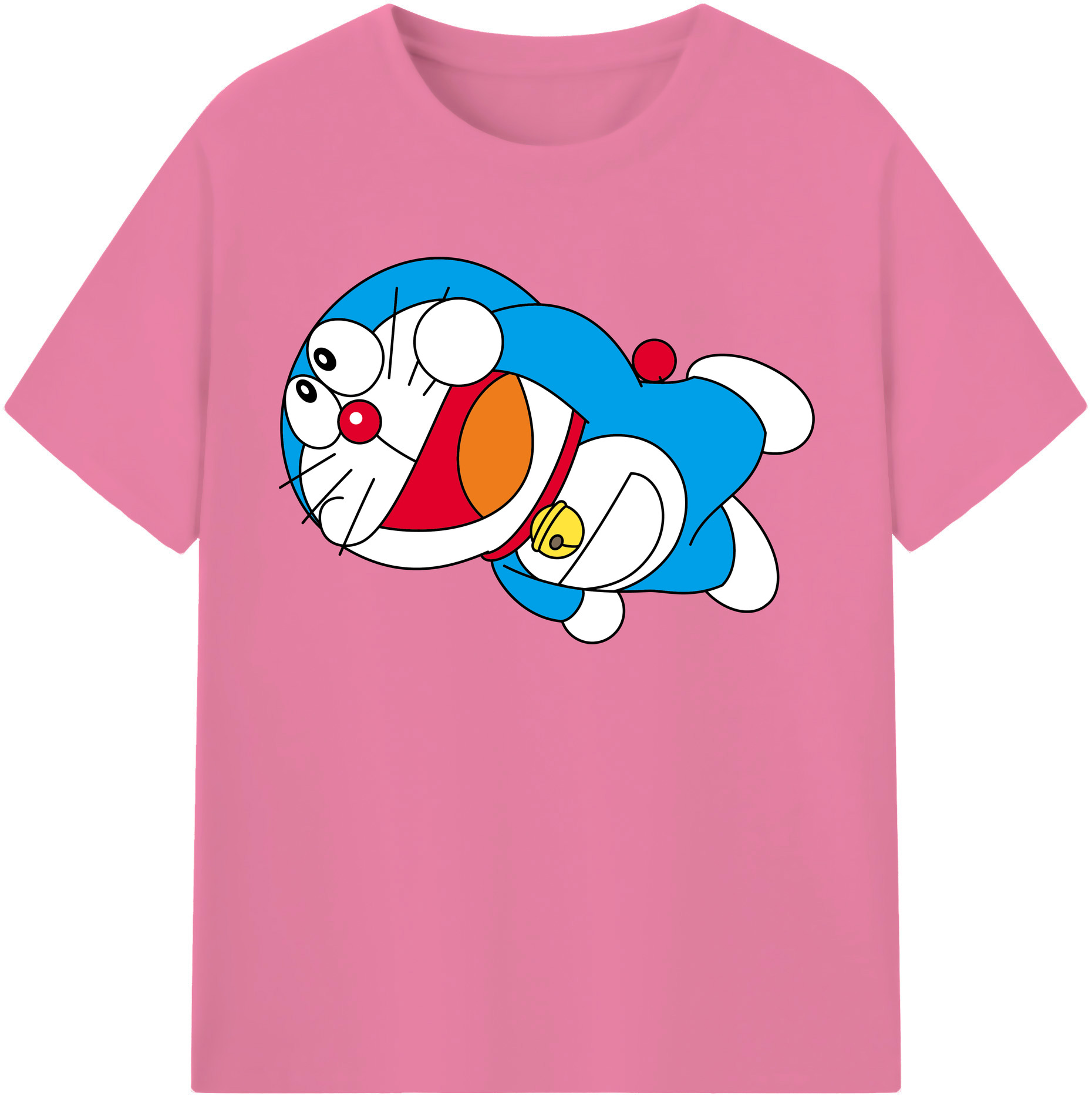 （画像用） ドラえもん Doraemon 綿100％半袖Tシャツ（フロントプリント）